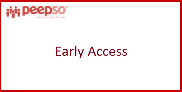 PeepSo Early Access PeepSo Early Access