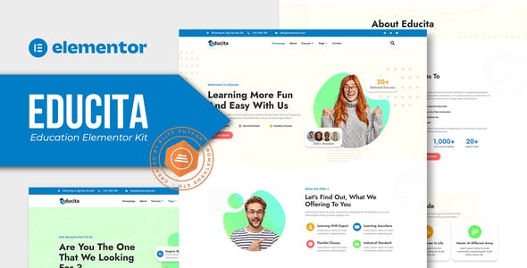 Educita – Education Elementor Template Kit Educita – Education Elementor Template Kit