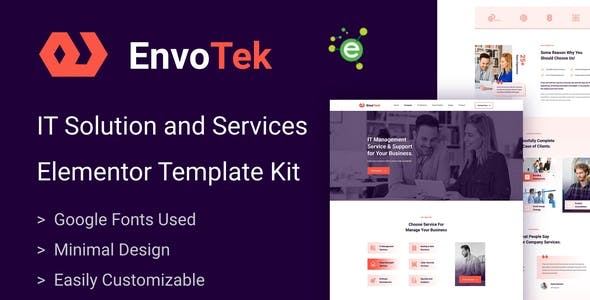 EnvoTek – IT Solution & Services Elementor Template Kit EnvoTek – IT Solution & Services Elementor Template Kit