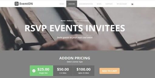 EventON – RSVP Events Invitees