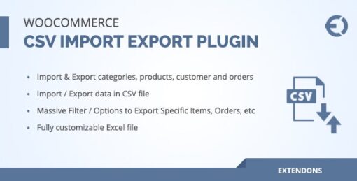 Extendons: WooCommerce CSV import Export