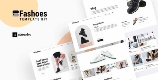 Fashoes – Minimal Fashion Store Elementor Template Kit