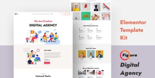 Figura – Creative Agency Elementor Template Kit