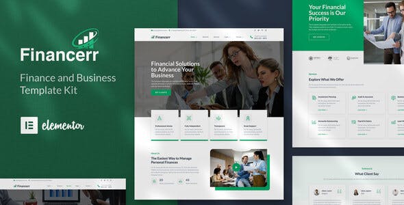 Financerr – Business & Finance Template Kit Financerr – Business & Finance Template Kit