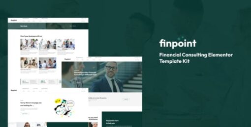 Finpoint – Financial Consulting Elementor Template Kit