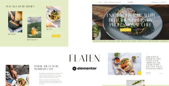 Flaten – Restaurant & Catering Services Elementor Template Kit Flaten – Restaurant & Catering Services Elementor Template Kit