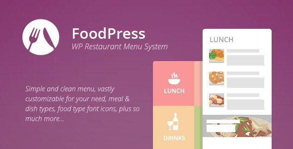 Foodpress – Restaurant Menu & Reservation Plugin Foodpress – Restaurant Menu & Reservation Plugin