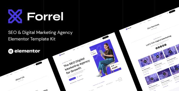 Forrel – SEO & Digital Marketing Agency Elementor Template Kit Forrel – SEO & Digital Marketing Agency Elementor Template Kit