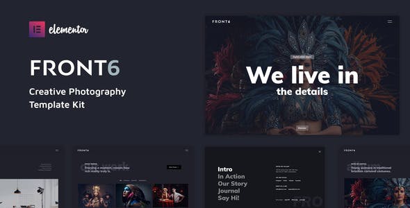 FrontSix – Creative Photography Template Kit FrontSix – Creative Photography Template Kit