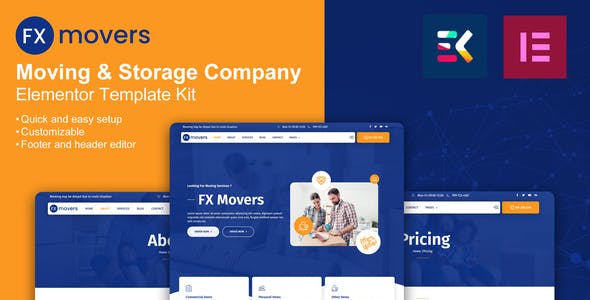 FX Movers – Moving & Storage Company Elementor Template Kit FX Movers – Moving & Storage Company Elementor Template Kit