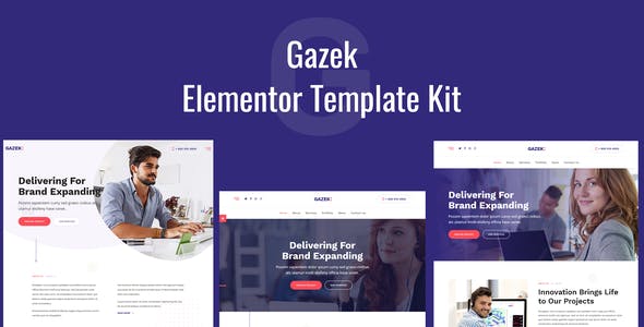 Gazek – Agency Portfolio Elementor Template Kit Gazek – Agency Portfolio Elementor Template Kit