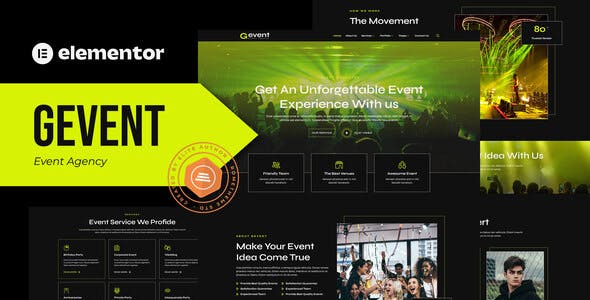 Gevent – Event Agency Elementor Template Kit Gevent – Event Agency Elementor Template Kit