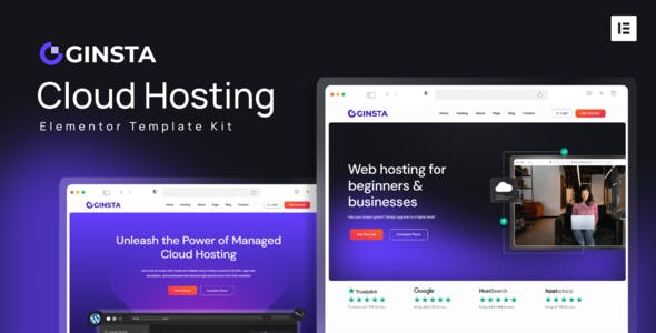 Ginsta – Cloud Hosting Company Elementor Template Kit Ginsta – Cloud Hosting Company Elementor Template Kit