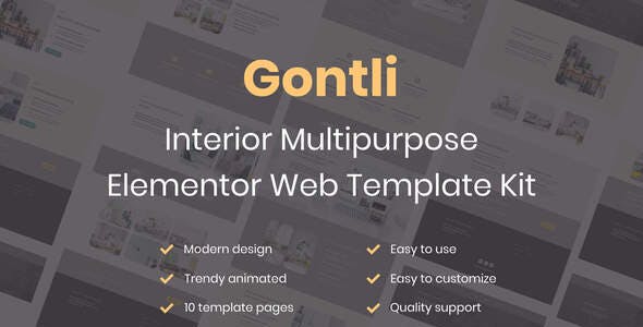 Gontli – Interior Multipurpose Template Kit Gontli – Interior Multipurpose Template Kit