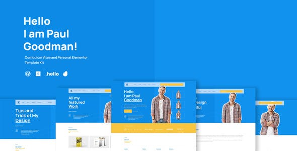 Goodman – Creative Portofolio Elementor Template Kit Goodman – Creative Portofolio Elementor Template Kit