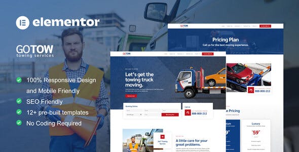 Gotow – Towing Services Elementor Template Kit Gotow – Towing Services Elementor Template Kit