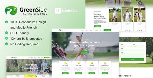 Greenside – Golf Club & Academy Elementor Template Kit Greenside – Golf Club & Academy Elementor Template Kit