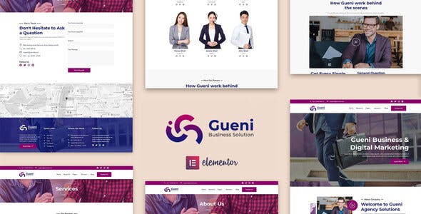Gueni – Business Solution Elementor Template Kit Gueni – Business Solution Elementor Template Kit