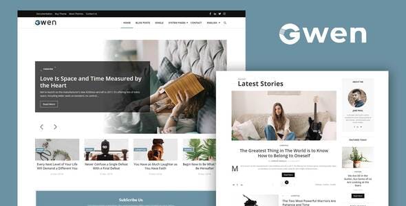Gwen – Blog & Magazine Elementor Template Kit Gwen – Blog & Magazine Elementor Template Kit