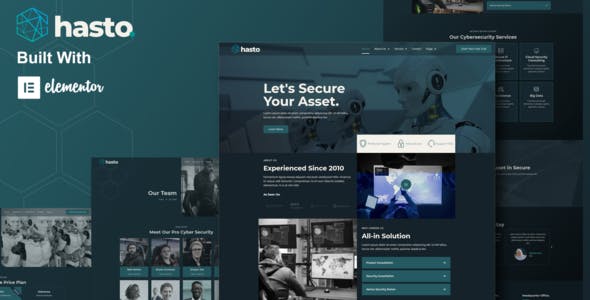 Hasto – Cyber Tech Security Service Elementor Template Kit Hasto – Cyber Tech Security Service Elementor Template Kit