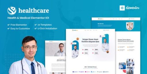 Healthcare – Health & Medical Elementor Template Kit