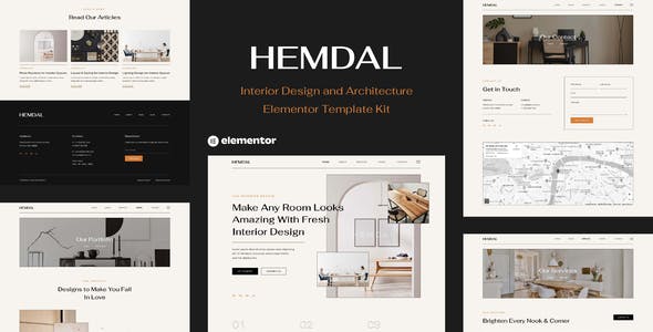 Hemdal – Interior Design & Architecture Elementor Template Kit Hemdal – Interior Design & Architecture Elementor Template Kit