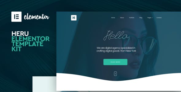 Heru – Creative Elementor Template Kit Heru – Creative Elementor Template Kit