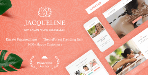 Jacqueline – Spa & Massage Salon Theme