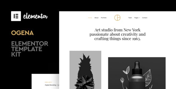 Ogena – Minimal Elementor Template Kit Ogena – Minimal Elementor Template Kit