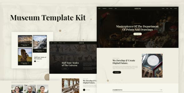 Ozeum – Modern Art Gallery & Museum Elementor Template Kit Ozeum – Modern Art Gallery & Museum Elementor Template Kit