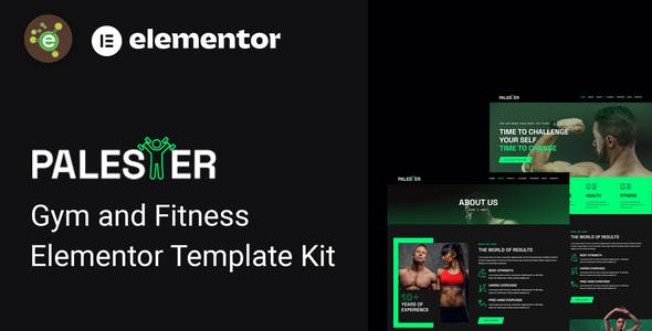 Palester – Gym & Fitness Elementor Template Kit Palester – Gym & Fitness Elementor Template Kit