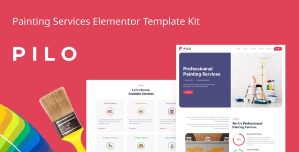 Pilo – Painting Services Elementor Template Kit Pilo – Painting Services Elementor Template Kit