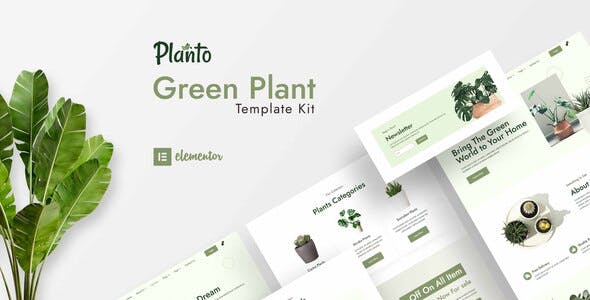 Planto – Green Elementor Template Kit Planto – Green Elementor Template Kit
