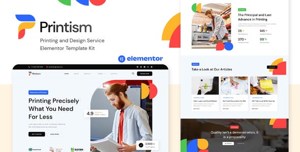 Printism – Printing and Design Service Elementor Template Kit Printism – Printing and Design Service Elementor Template Kit