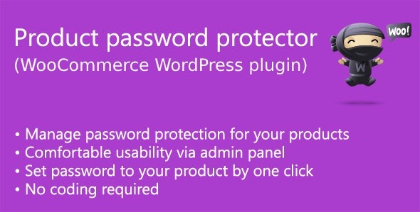 Product password protector for WooCommerce Product password protector for WooCommerce