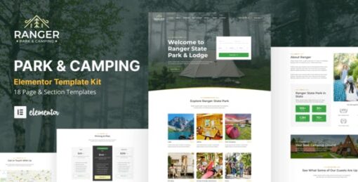 Ranger – Camping & Adventure Elementor Template Kit