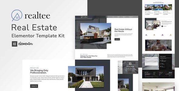 Realtee – Real Estate Elementor Template Kit Realtee – Real Estate Elementor Template Kit
