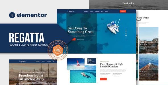Regatta – Yacht Club & Boat Rental Elementor Template Kit Regatta – Yacht Club & Boat Rental Elementor Template Kit