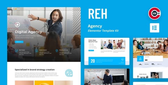 Reh – Agency Elementor Template Kit Reh – Agency Elementor Template Kit