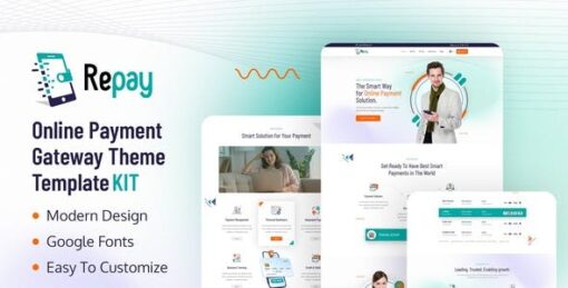 Repay | Payment Gateway Elementor Template Kit