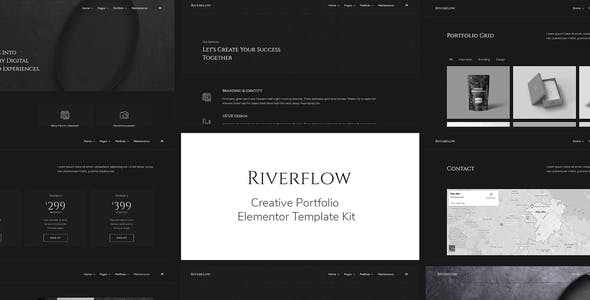 Riverflow – Creative Portfolio Elementor Template Kit Riverflow – Creative Portfolio Elementor Template Kit