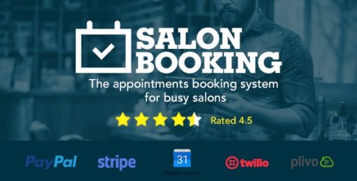Salon Booking WordPress Plugin – Pro Version – CC