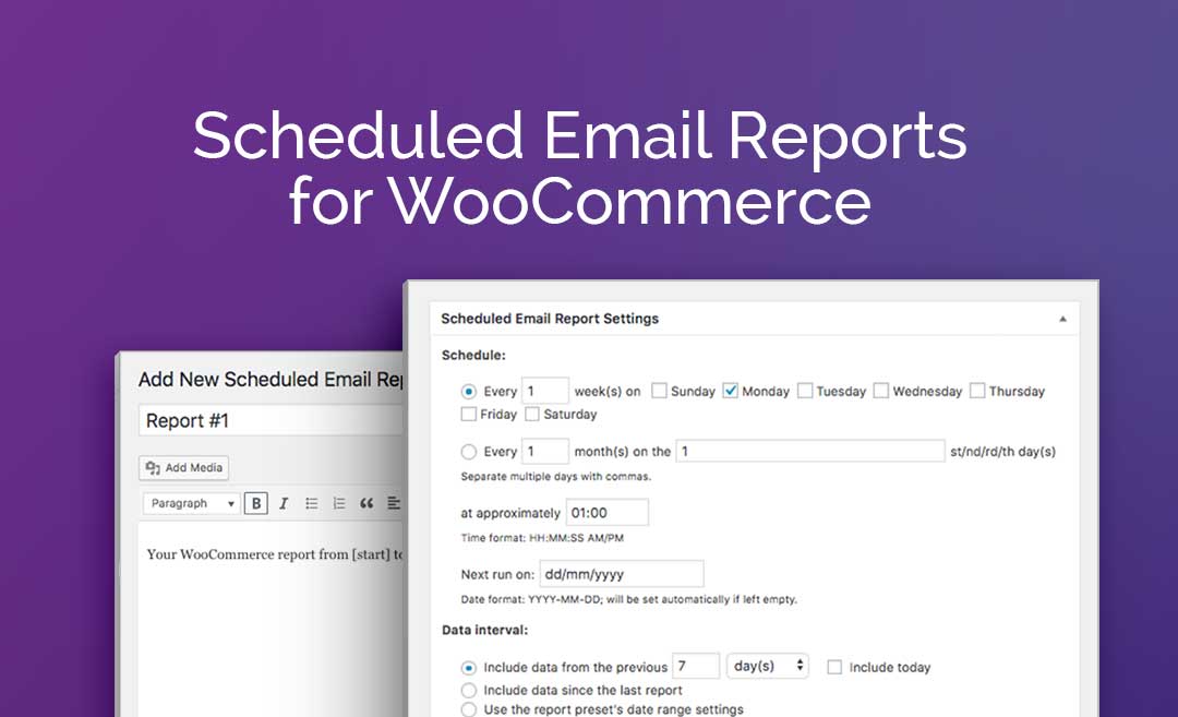 Scheduled Email Reports for WooCommerce Scheduled Email Reports for WooCommerce