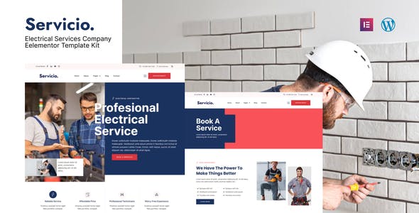 Servicio – Electrician & Electrical Services Template Kit Servicio – Electrician & Electrical Services Template Kit