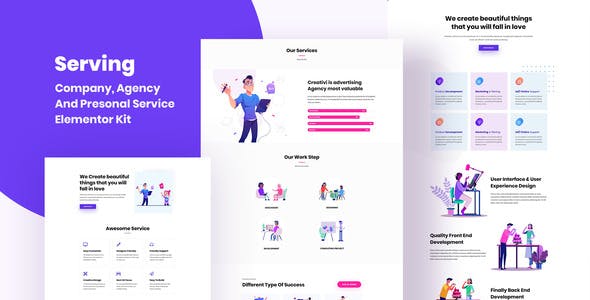 Serving – Service & Business Template Kit Serving – Service & Business Template Kit