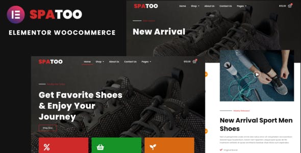 Spatoo – Modern Shoes eCommerce Elementor Template Kit Spatoo – Modern Shoes eCommerce Elementor Template Kit