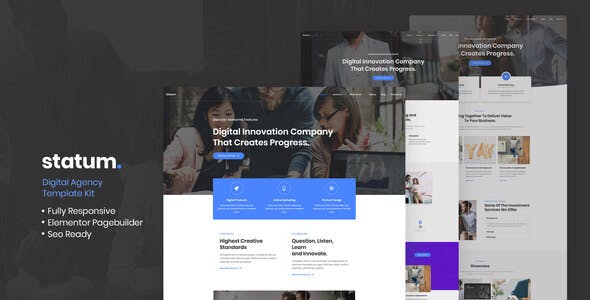 Statum – Business & Agency Elementor Template Kit Statum – Business & Agency Elementor Template Kit