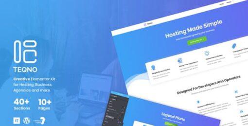 Teqno – Tech Agency Elementor Template Kit
