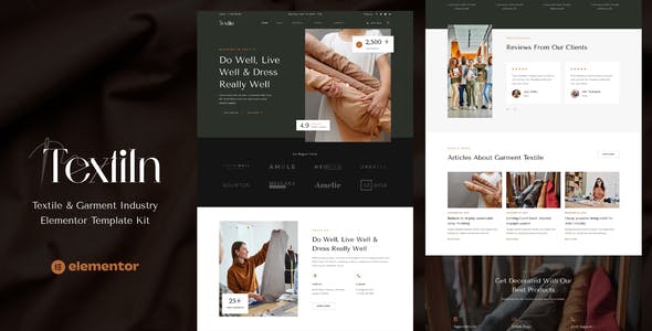 Textiln – Textile & Garment Industry Elementor Template Kit Textiln – Textile & Garment Industry Elementor Template Kit