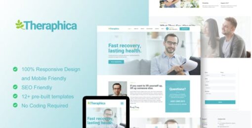 Therapica – Mental Health & Psychologist Elementor Template Kit